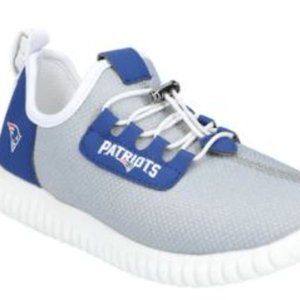 Authentic Kids Light Up Patriots Sneakers - Size 3 Brand New in Box